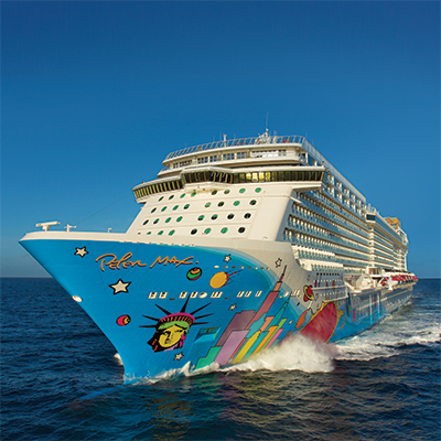 NORWEGIAN CRUISE LINE<sup>&reg;</sup> Bahamas or Caribbean Cruise - Enjoy a 3 or 4 day Caribbean cruise for 2 adults aboard one of NCL's Award-Winning Cruise Ships. Ports of call will be determined based on your desired travel dates. Airfare not included. 